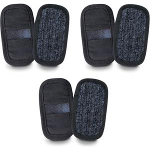 Top Glides Glide Pads Walker Ski Glide Covers - 3 Pairs (Black)