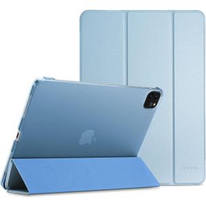 ProCase Smart Case for iPad Pro 12.9 2022/2021/2020/2018, Slim Stand Hard Back Shell Smart Cover for iPad Pro 12.9" 6th Gen/5th Gen/4th Gen/3rd Gen -SkyBlue