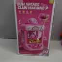 Marlrin Claw Machine for Kids, Mini Vending Machine Girls Unicorn Toys, Candy Grabber Prize Dispenser with Sound & 20 Mini Plush Toys, Electronic Arcade Game Indoor Toy for Home Party Birthday Gifts