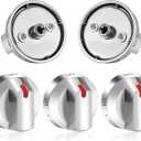 DG64-00473A Compatible for Samsung Gas Stove Knobs Replacements,5Packs