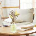 Reed Diffuser - Grapefruit & Osmanthus 6.76oz200ml 2 Packs Flower Essential Oil Reed Diffuser Set with 16 Sticks - Long Lasting Fragrance for Home Bedroom Bathroom Room Shelf Decor