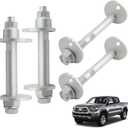 48409-60020 48190-60020 4PCS Lower Control Arm Cam Bolts Kit,Front Alignment Camber Toe Adjustment Bolts Fit for Toyota 4Runner 2003-2009 FJ Cruiser 2007-2010 Tacoma 2005-2016