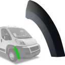 Front Bumper Fender Flare Molding Trim End Cap Cover Panel Right Passenger Fits For Ram Promaster 1500 2500 3500 Cargo Van 4 Door 2019 2020 2021 2022 1ZT94JXWAA (Front Right Corner)