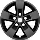 TangMiGe 4-Pack Wheel Skins Compatible with Dodge Ram 1500 2013-2018, 1500 Classic 2019-2024; 17 inch 17" Alloy Wheel, Wheel Covers