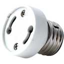 (Pack of 2) E26/E27 to GU24 Adapter Converter - E26/E27 Edison Screw to GU24 Bayonet Base Bulb Socket