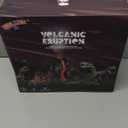 Large Volcano Set with 9 Realistic Dinosaur Action Figures for Kids 2 3 4 5 6 8 10 Years, Simulated Volcanic Eruptions w/Sounds, Volcano Can Store Dinos, Gift for Toddlers Boys & Girls