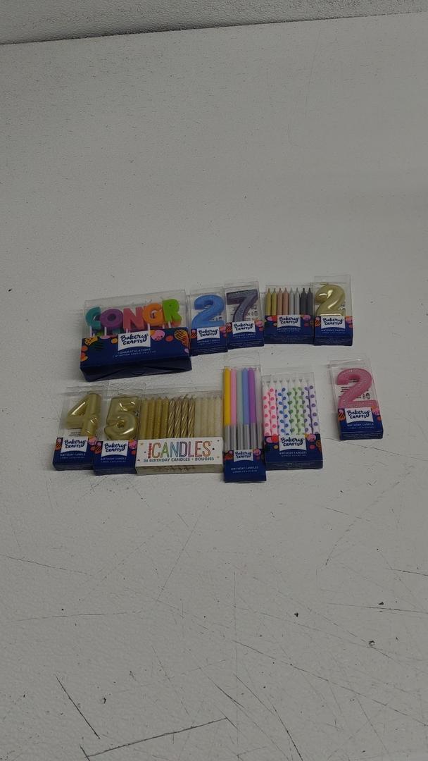 Bakery Crafts Assorted Candles 11 Pack