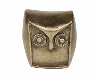 Aluminum Gold Owl 3.6IN