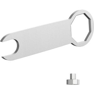 Dual Chamber Fork Cap Wrench Tool, Compatible with 2005-2025 Dirt Bike Front Suspension, Fits YZ250F / YZ450F / YZ250, 49mm Outer Cap & 35mm Inner Cap Removal Tool