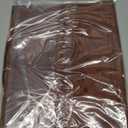 PU Leather 3 Ring Binder 1 Inch Round Ring Binder Holds 200 Sheets 8.5"x11" Letter Size Paper, Wedding Family History Notebook Cover Loose Leaf Organizer, Brown