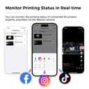 Creality Official Nebula Camera, Remote Monitoring, WiFi Connection, Auto Generate Time-Lapse Video, Compatible Sonic Pad/Nebula Pad/Ender-3 V3 KE/CR-10 SE/HALOT-MAGE