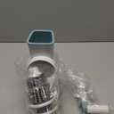 Rotary Cheese Grater with Suction Base,Multifunctional Kitchen Tool for Shredding,Grating, Slicing-Cheese Shredder Includes Cleaning Brush & Non-Slip Handle-Ideal Kitchen Gift for Home Cooks(White)