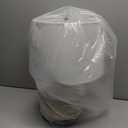 Monarch 20" Concrete Stone Table Lamp with Tapered Shade in Cream and Beige