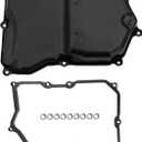 09P-321-361 09P321361 Oil Pan with Gasket Fits for VW Tiguan Atlas Atlas Cross Sport Arteon & Audi Q3 2018–2024 1.4L 2.0L 3.6L, Aluminum Transmission Oil Sump