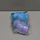 Collapsible Water Bottles Travel water bottle Sports Portable Sport Water Bottle Reusable Water Bottles comes with mountaineering Buckle 500ml silicone Water-proof camping water bottle (Blue+Purple)