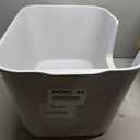 Extra Large Kitty Litter Box with High Sides, Anti-Splashing, Tool-Free Assembly, Multi Cat, Jumbo (Grey) 24.60" L x 16.92" W x 12.99" H