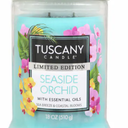 TUSCANY 18 oz TP SEASIDE ORCHID CANDLE