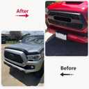 Front Grill for Toyota Tacoma SR/SR5/TRD 2016-2023, Front Bumper Grille Assembly Compatible With Tacoma Accessories Matte Black