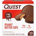 Quest Nutrition Peanut Butter Cups, 11g Protein, 1g Sugar, Low Carb, Gluten Free, Keto Friendly, 4 Count
