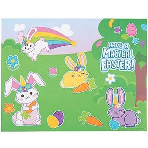 Fun Express BUNNICORN STICKER SCENE - Stationery - 12 Pieces