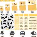 Black Cats Blanket Throw Super Soft and Cozy Blankets for Home Decoration, Couch, Bed, Sofa 80"x60" Large for Adult for All Seasons