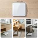 Digital Scale for Body Weight, Highly Accurate Bathroom Scale with Invisible LED Display & Step-On Technology, Shatter-Resistant Tempered Glass & Anti-Skid Base for Home Gym, 400 lbs