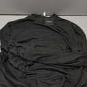 JUSTFASHIONNOW Tunic Tops for Women Casual Long Sleeve Turtle Neck Shirts Thumb Hole Curved Hem Tops Fall Fashion (XX-Large, Black)