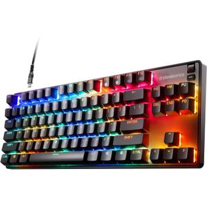 SteelSeries New Apex 9 TKL  HotSwap Optical Mini Keyboard  TKL Esports Design  Optical Switches  RGB Customization  Aluminum Alloy Frame  Double Shot PBT Keycaps