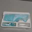 AquaSonic Kids' Water Flosser for Ages 6+ | Standard Nozzle, Orthodontic Nozzle & Waterproof Stickers | 4 Flossing Modes | Aquarium Adventures Theme (Blue)