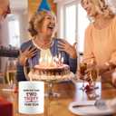 Funny 60th Birthday Gifts for Women, 10OZ 1965 60th Birthday Decorations Gift for Mom Wife Sister, Friend, Her, Him, 60 Year Old Turning Sixty Presents, Vanilla Cream Scented Candle