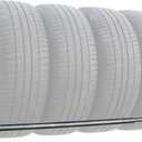 MaxxHaul Adjustable Wall Mount Folding Tire Rack 32 to 48 Inch Width 300 lb Capacity Heavy Duty Steel Garage Tire Storage Holds 4 Tires 70489