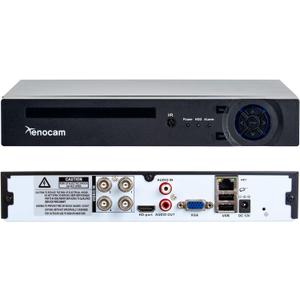 4CH 1080N Hybrid 5-in-1 AHD DVR (1080P NVR+1080N AHD+960H Analog+TVI+CVI) Standalone DVR CCTV Surveillance Security System Video Recorder Motion Detection Hard Drive not Included