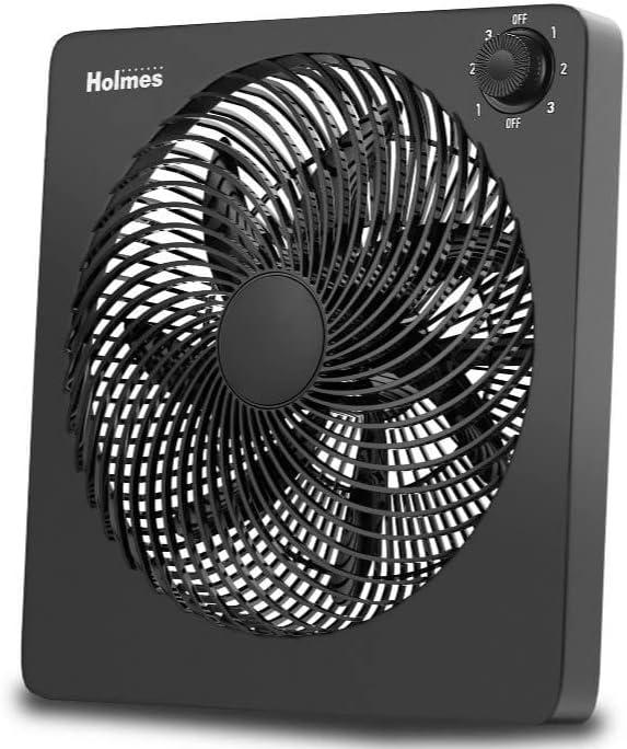 Holmes Battery & AC Powered Fan 10" Blade 78hrs on Battery with Head Tilt (2140549), Medium