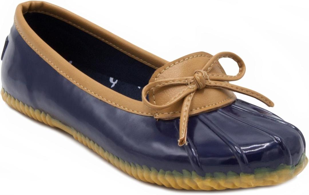 London Fog Womens Webster Rain Shoe (7, Navy)