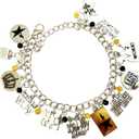 Broadway Musical Charm Bracelet Gifts for Girl Woman Men