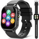 Semloo Kids Smart Watches for Girls Boys Toys Ages 4-12 with 30+ Games Video Recorder Music Alarm Clock Learning Card HD Touchscreen 4 5 6 7 8 Year Olds Birthday Gift