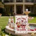 Welcome Valentine's Day Garden Flag Tis The Season Love Heart Vertical Double Sided Garden Flag Holiday Outside Yard Decoration Anniversary Wedding Farmhouse Valentines Day Decor 12.5 x 18 Inch