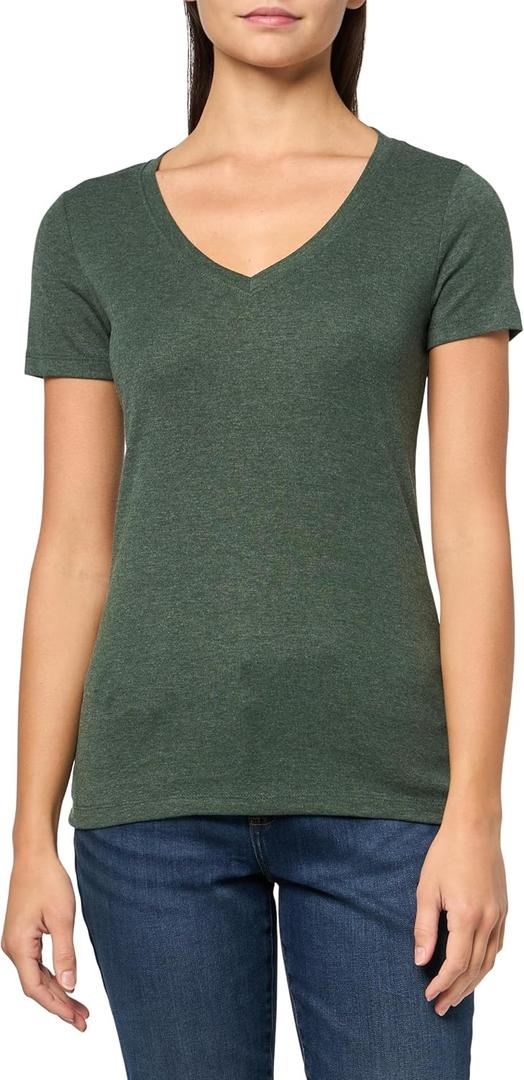 Eddie Bauer Womens Wp Ss Fav VNK Tee (Small, Loden) Women's PS