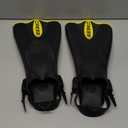 Cressi Short Open Heel Swim Fins - Adjustable Fit for Snorkeling, Easy-Kick Swimming Fins - Secure Heel Strap for Diving Gear (M/L | US Man 8.5/11 | US Lady 9.5/12 | EU 41/44, Yellow)