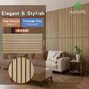 10 Pack Soundproof Wall Panels,Decorative Noise Dampening Panels,Sound Panels with Simulated Wood Grain Finish, 47.2x23.6,for Office,Home Theater,Studio,Living Room, Teak