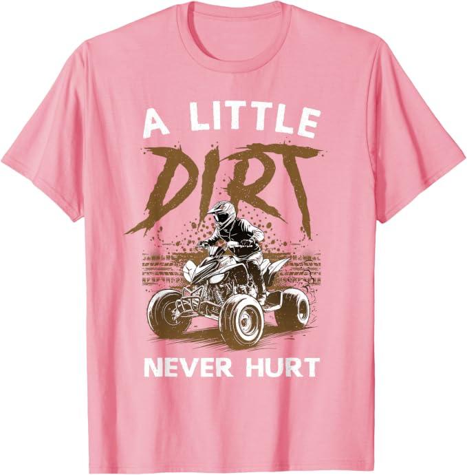 Cool ATV Design for Men Women Kids Quad 4 Wheeler ATV Riding T-Shirt, Medium