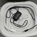 Portable Mini Washer Machine, 15L Collapsible Travel Mini Washer and Dryer Combo, Portable Washing Machine and Dryer for Apartment. (Gray)