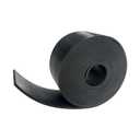 Black Solid Rubber Strip, 1/8 (.125)" Thick X 2" Wide X 10'Long, Solid Flat Rubber Roll for Anti-Slip, Anti-Vibration, DIY Gaskets, Crafts, Sealing, Supports, Protection