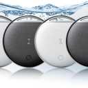 Air Tracker Tags-4 Pack, Smart Tag Work Compatible with Apple Find My (iOS Only), Bluetooth Tag Item Finders IP68 Waterproof Replaceable Battery for Wallet, Luggage, Backpack, Key (Black/White)