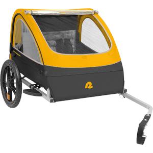 Retrospec Rover Kids Bicycle Trailer Single and Double Passenger Childrens Foldable