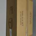 Storage Bins with Lids, 6 Pack Clear Plastic Storage Containers with Magnetic Acrylic Door, 19 Qt Stackable Storage Box for Home,Office Organizing