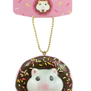Hamster Squishy Toys - Slow Rising Squishy Toy  Strawberry Chocolate Donut  Squishy for Kids, Girls, Boys, Adults 10 Pack