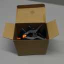 12 Pack Plastic Spring Clamps, 3.5inch Small Heavy Duty Clips for Crafts, Backdrop Stand, Woodworking, Photography Studios (Black)