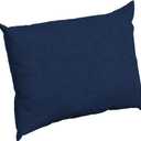 Arden Deep Seat Pillow Back Cushion, 23 x 17, Outdoor/Indoor Replacement Back Cushion, Plush Support, Fade-Resistant, Rain-Proof Patio Furniture Cushion, Sapphire Blue Leala