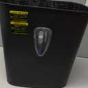 Amazon Basics 8 Sheet Cross Cut Paper and Credit Card Shredder with 4.1 Gallon Bin, Black